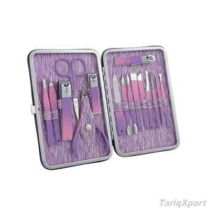 Juego de Cortaúñas de Acero Inoxidable de 15 Piezas, Cortaúñas, Kit de Manicura, Caja con Logotipo Personalizado de Lujo, Kit Profesional 7 en 1 - Product Image 1