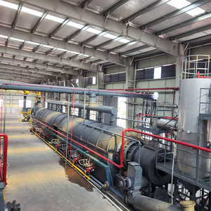 Usine de pyrolyse de pneus en <span class=keywords><strong>Iran</strong></span>, 50 tonnes par jour, usine de pyrolyse de pneus et de plastique usagés pour la production d'huile, machine de pyrolyse automatique PLC - Product Image 4
