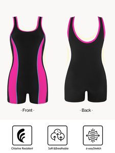 Traje de Baño de Una Pieza con Estampado de Diseñador, Sexy, con Escote en U Profundo, Transpirable, Ecológico, con Logotipo Frontal, Servicio OEM - Product Image 2