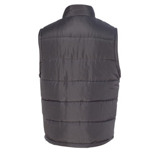 Custom <b>Mens</b> Lightweight Puffer Vest Durable Hooded Neck Sleeveless Quilted <b>Jacket</b> Drawstring Closure for Outdoor Casual - Product Image 3