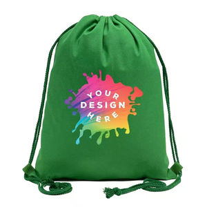 Mochila con Cordón Ajustable, Personalizable con Logotipo, Unisex, a Rayas, Reutilizable, para Gimnasio, Deportes, Playa, Escuela, Regalo, Impermeable, de Nailon y Poliéster - Product Image 5