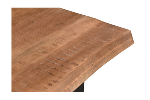 ไม้มะม่วงแข็งแบบวินเทจยุคกลางชุดโต๊ะอาหารขอบสดขาแมงมุมห้องครัวอพาร์ทเมนต์วิลล่าห้องรับประทานอาหารเฟอร์นิเจอร์โรงแรม - Product Image 4