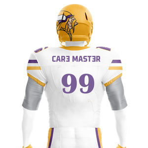 Jersey de Fútbol Americano Sublimado Personalizado, Uniforme Transpirable Unisex para Adultos, Talla Grande, Diseño Único, Ropa de Fútbol Americano - Product Image 5