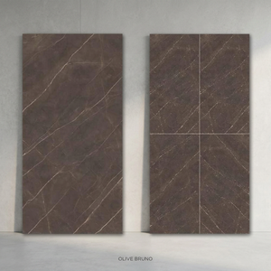 Dalles en céramique de grande taille 1200x2400mm pour comptoirs de villas de luxe et projets d'intérieur modernes, pierre sintérisée - Product Image 4