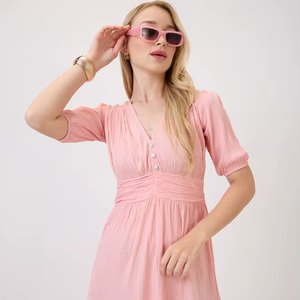 Vestido Largo de Verano 100% Algodón Suave Hecho a Mano con Estampado Floral, Estilo Hippie, Maxi Boho, para Fiesta, para Mujer - Product Image 1