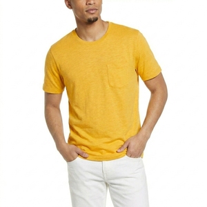 Camiseta Casual de Algodón 100% de 220g, Corte Regular con Hombros Caídos, Color Sólido - Product Image 5