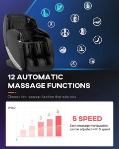 เก้าอี้นวดสะโพกแบบเต็มตัวขายดีที่สุด สำหรับพักผ่อนที่บ้านและออฟฟิศ คุณภาพสูง พร้อมรีโมทคอนโทรล เก้าอี้นวดที่นั่งสบาย - Product Image 3