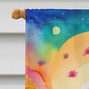 Zinnias Color gran porche manga poste decorativo patio Banner ilustraciones pared colgante Multicolor poliéster casa bandera - Product Image 3