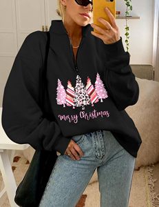 Fashion Women Quarter <b>Zipper</b> <b>Sweatshirt</b> Soft Cotton Fleece Half Zip Pullover Drop Shoulder Oversized Custom Apparel Winter Wear - Product Image 5