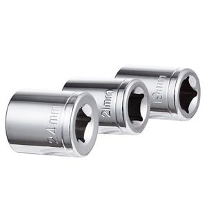 Set di Attrezzi Meccanici da 207 Pezzi con Attacco da 1/4, 3/8, 1/2 Pollici, SAE e Metrico, per Riparazione Auto, con Inserti, Chiavi e Cricchetto - Product Image 6