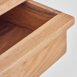 Vandana Amber Surface Pack de 2 mesitas de noche flotantes de 40x30 cm en madera de acacia Nordilan - Product Image 4