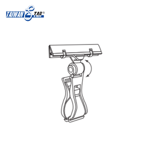 Clip de signalisation pop transparent en PC de 20 mm, injection OEM/ODM, certifié ISO9001, TAIWANSTAR P23000 - Product Image 1