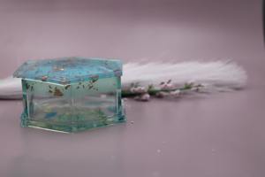 Caja de Joyería de Resina Floral Hecha a Mano, Premium y Personalizada, Organizador Decorativo para Guardar Joyas, Pequeño Contenedor de Regalo de Resina - Product Image 6