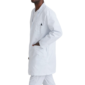 Bata de laboratorio médica desechable para hombre, uniforme de hospital, bata de doctor con bolsillos, bata de laboratorio personalizada para trabajadores de la salud y enfermeras - Product Image 6