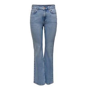 Pantalon en jean évasé pour femme, coupe cloche tendance, style streetwear, fournisseur en gros, usine d'impression, jean pour femme - Product Image 1