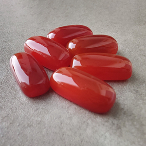 AAA Grade Natural Red Onyx Big <b>Cushion</b> Cut Gemstone Flat Back Calibrated Third Party Certified for Jewelry - Product Image 4