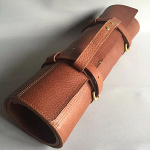 กระเป๋าใส่มีดเชฟหนังแท้แบบสั่งทำพิเศษ ทนทาน ดีไซน์ใหม่ OEM หนังแท้สำหรับใส่มีดทำครัว รุ่น LKR-0342 - Product Image 1
