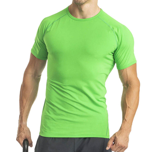 Camiseta Deportiva para Hombre, de Color Contrastante, Transpirable, para Correr, Corte Ajustado, Ecológica, de Secado Rápido, Tejido de Poliéster y Elastano - Product Image 3