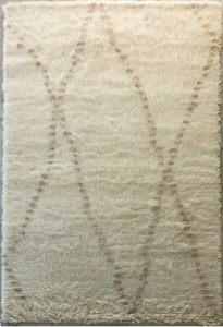 Alfombra Marroquí de Lujo de Estilo Moderno, Anudada a Mano, de Lana India Ecológica, de Pelo Alto, para Limpieza en Seco, para Sala de Estar y Uso en Hoteles - Product Image 3