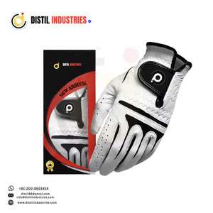 Guantes de Golf Unisex de Cuero Genuino Más Vendidos - Correa de Muñeca Ajustable y Personalizable - Product Image 3