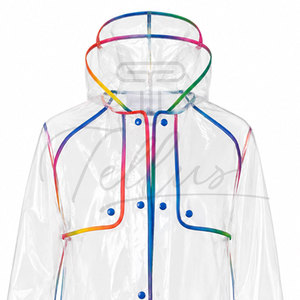 Veste de pluie imperméable coupe-vent personnalisée en softshell pour femme adulte – Vente en gros - Product Image 4