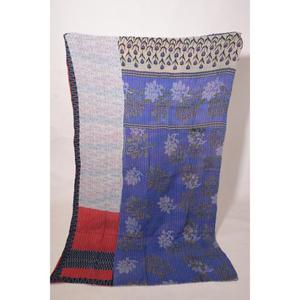 Cotton Kantha <b>Stitch</b> Gudri Handmade Reversible Quilt Traditional Bed Cover for Home and Gifting - Product Image 2