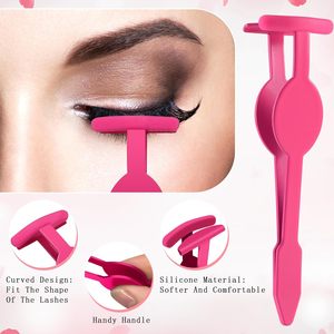 Hasni Surgical CE Certified Eyelash Applicator <b>Tool</b> Set Stainless Steel Eyelash Extension Tweezer Scissors Brush Reusable <b>Tool</b> - Product Image 4