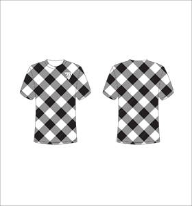 เสื้อยืดแขนสั้นลายสก๊อตผู้ชาย คอกลม ทรงปกติ สวมใส่สบาย ระบายอากาศได้ดี ผลิตจากโพลีเอสเตอร์ พิมพ์ลายพร้อมโลโก้ด้านหน้า - Product Image 1
