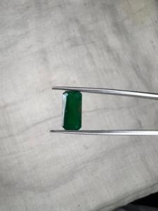 Émeraude naturelle zambienne de 3,01 carats, taille octogonale SAKOTA, pierre précieuse verte lâche, émeraude de qualité supérieure pour la vente en gros de bijoux - Product Image 3