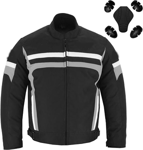 Chaqueta de Motocicleta para Hombre SAMROZ SPORTS, Impermeable, con Protección CE, para Motociclistas, Abrigo Protector para Hombre - Product Image 1