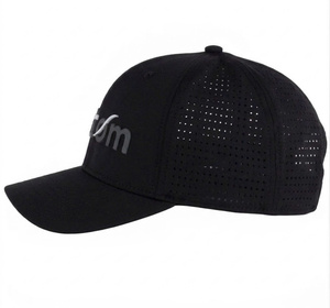 Casquette de golf vietnamienne OEM OED à visière plate, 6 panneaux, avec broderie 3D, logo personnalisé, en tissu coton, fermeture Velcro, style streetwear, usage quotidien - Product Image 2