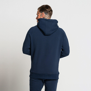 Sweat à capuche décontracté pour homme, style basique, tissu doublé en polaire doux, capuche à cordon réglable, manches longues, poche avant, confortable - Product Image 3