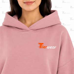 <b>Women's</b> Oversized Hoodie <b>Pink</b> Drop Shoulder Sweatshirt Long Pullover with Front Pocket Drop SHoulder <b>Women</b> <b>Hoodies</b> - Product Image 5