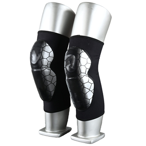 Genouillères rembourrées en nid d'abeille personnalisées pour le basketball, le football, le volley-ball, protection anti-collision, genouillères élastiques pour protéger les tibias - Product Image 5