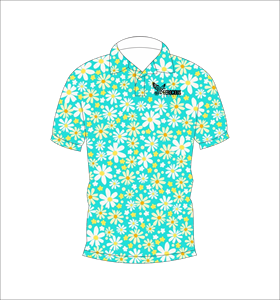 Polo pour homme à imprimé floral tropical, manches courtes, décontracté, été, golf, léger, col classique, chemise tendance - Product Image 3
