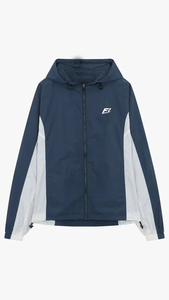 2024 New Custom Logo Streetwear Two Pieces <b>Hoodie</b> & Nylon Crinkled Windbreaker Short Sets Winter Tracksuit men's jackets - Product Image 5