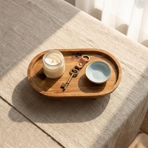 Plateau en acacia élégant, plateau en acacia finition premium, plateau en acacia grain naturel, plateau en acacia finition lisse, plateau en acacia finition mate - Product Image 6