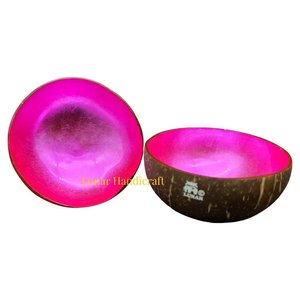 Cuenco de madera de cerámica natural ecológico hecho en Vietnam, plato de comedor de coco ligero con regalo de comedor de pulido de estilo europeo - Product Image 6