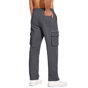 Tough Fabric Reinforced Stitch Durable <b>Work</b> Clothing Pants Slim Fit <b>Cargo</b> Pants Modern Cut Soft Fabric Stylish - Product Image 6