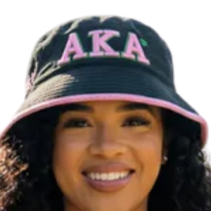 Chapeau Bob Brodé Noir, Rose et Vert avec Design en Maille Respirante et Ajustable, Chapeau de Soleil d'Extérieur Tendance pour Femme - Product Image 4