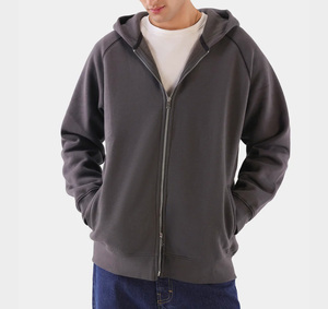 Custom Full Zip Hoodie for Men Soft <b>Fleece</b> Polyester/Cotton <b>Lined</b> Eco-Friendly Hooded <b>Jacket</b> OEM ODM Private Label Manufacturer - Product Image 6