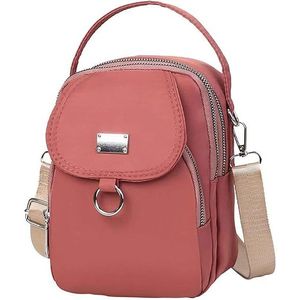 Borsa a Tracolla Verde Militare per Donna, Impermeabile in Tessuto Oxford, Multi-Scomparto, Porta Cellulare, Design Casual - Product Image 1