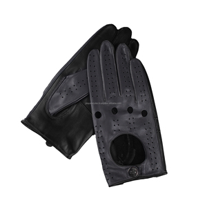 Gants de conduite en cuir d'hiver, chauds, doux, en cuir véritable, pour homme et femme, au prix d'usine - Product Image 1