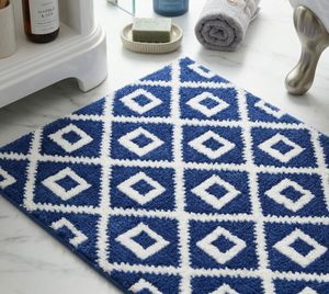 Premium Textile Blend Thick Anti-Slip Mat with Contemporary Design - Product Image 3
