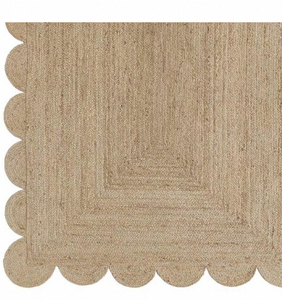 Alfombra de Yute Trenzada a Mano de Alta Calidad, Estilo Bohemio Escandinavo Natural, Antideslizante, Ecológica, Apta para Mascotas, para Interiores y Exteriores - Product Image 2