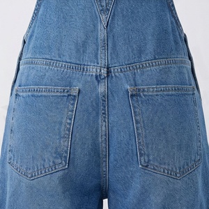 ชุดเซ็ตเดรสยีนส์ขาสั้นสำหรับคนท้องไซส์ใหญ่ แฟชั่นฤดูร้อน ดีไซน์ขาดๆ แบบวินเทจ ติดกระดุมด้านหน้า ออกแบบได้ตามต้องการ - Product Image 5