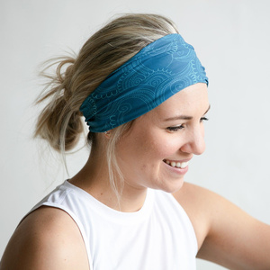 ZABEX SPORTS Casual Solid Polyester Breathable Lightweight Sports Headband for Women Yoga Fitness Training - Product Image 2
