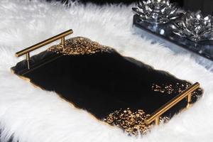 <b>Top</b> Selling Handmade <b>Resin</b> Serving Tray for Home or Kitchen and Coffee <b>Table</b> & Party Use Available at Best Price - Product Image 6