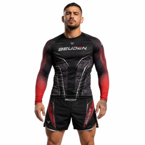 Conjunto de Rashguard y Pantalones Cortos de MMA Personalizados, Ropa de Compresión de Secado Rápido para Entrenamiento de BJJ, Gimnasio y Deportes - Product Image 1