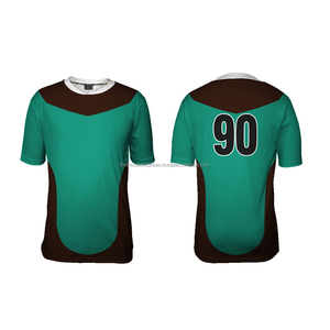เสื้อเบสบอลและซอฟต์บอลแบบขายส่งสั่งทำพิเศษ ระบายอากาศได้ดี พร้อมพิมพ์โลโก้ตามต้องการ มีหลายขนาดให้เลือก ผลิตจากวัสดุโพลีเอสเตอร์ 100% - Product Image 4